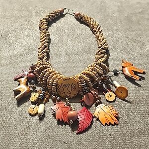 Big costume jewelry necklace
